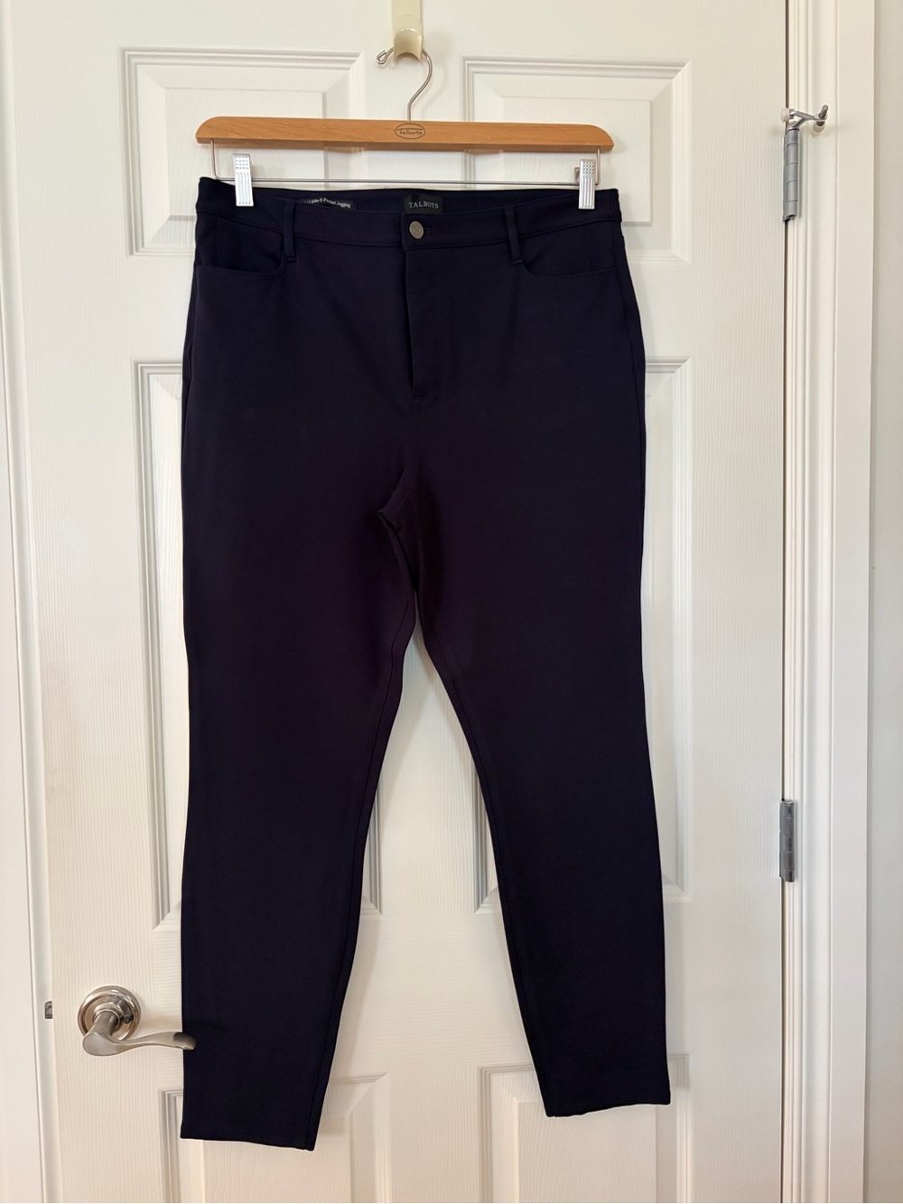 Talbots Navy Ponte Skinny Pants